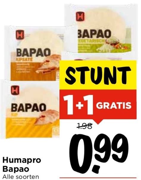 Humapro Bapao Aanbieding Bij Vomar Voordeelmarkt