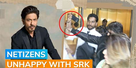 Shah Rukh Khan Stops Fan From Taking Selfie With Him At Mumbai Airport