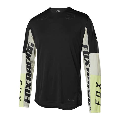 Fox Mtb Jersey Langarm Flexair Delta Honr Schwarz Maciag Offroad