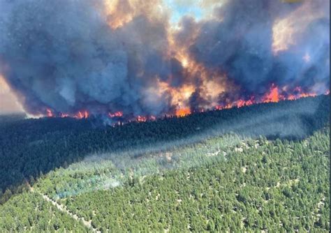 Two out of control wildfires spark evacuation orders in British ...