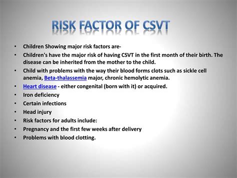 PPT - Cerebral Venous Sinus Thrombosis (CVST) PowerPoint Presentation, free download - ID:7633648