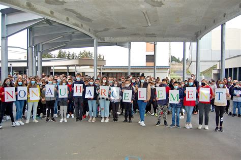 Les L Ves De L Ensemble Scolaire Du Sacr C Ur Disent Non Au