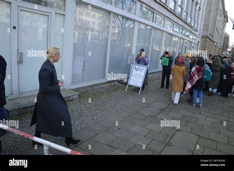 Berlino Germania 17 Marzo 2024 Yulia Navalnaya La Vedova Del