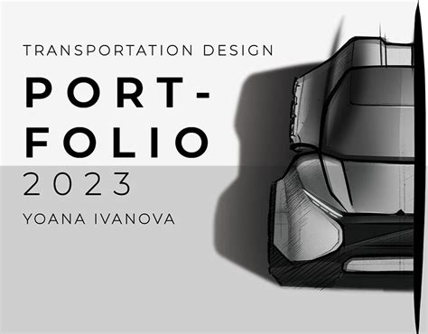 Transportation Design Portfolio October Images Behance