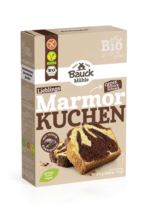 Bauck Mühle Marmorkuchen glutenfrei Bio 6 x 415g online kaufen