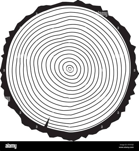 Vector Illustration Of A Wood Rings Tree Rings Abstract Background