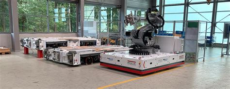 Innovative Large Mobile Robot For Pioneering Research Broetje Automation