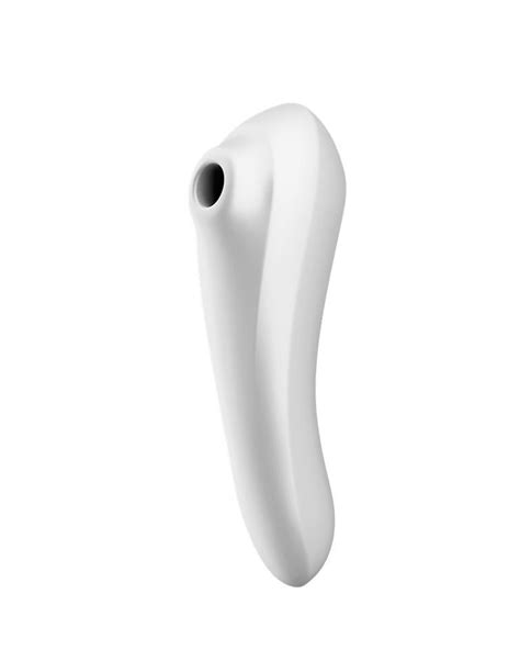 Satisfyer Dual Pleasure Succionador Y Vibrador App Blanco