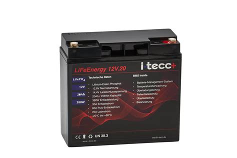 Lifepo Akku Lifeenergy V Ah Inkl Bms I Tecc Lifeenergy