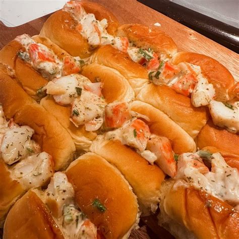 Mini Crab Rolls In 2025 Crab Rolls Crab Rolls Sandwich Shrimp