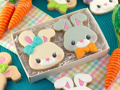 Decorate Cute Easter Bunny Cookies