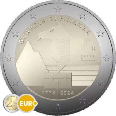 Italie 2024 2 euros Garde Financière UNC Euronotes be