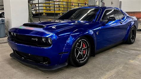 1000 HP HELLCAT WIDE BODY ON DROP SPRINGS SLICKS DRAG RADIALS MICKEY