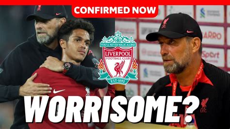 Liverpool News Now Klopp Confirms News Liverpool News Today Youtube