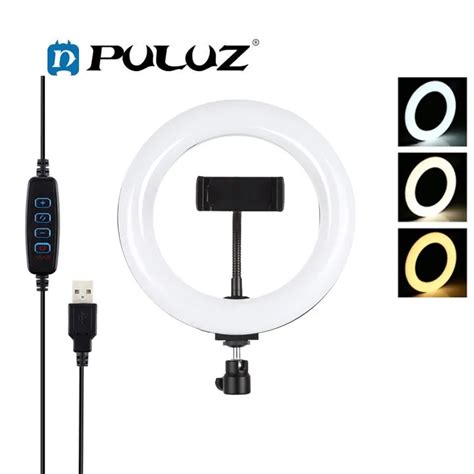 Puluz Pu B Inch Cm Usb Modes Dimmable Dual Color Temperature