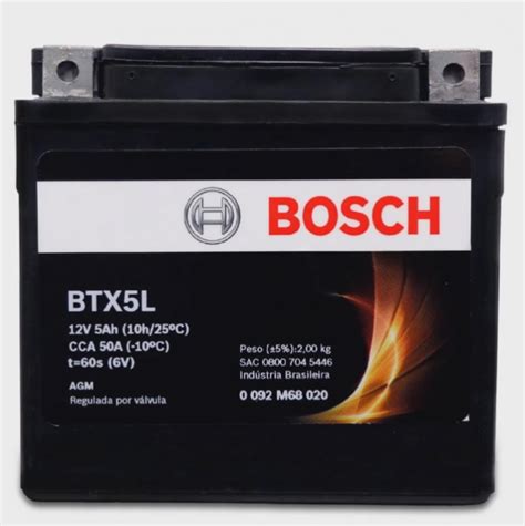 Bosch Bateria De Moto Btx L Ytx L Bs Yuasa Adv Moto Parts