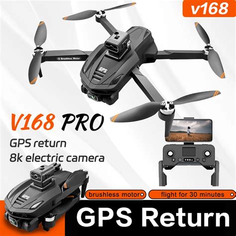 Xiaomin Dron V168 Original 8K 5G GPS Fotograf A A Rea Profesional HD C