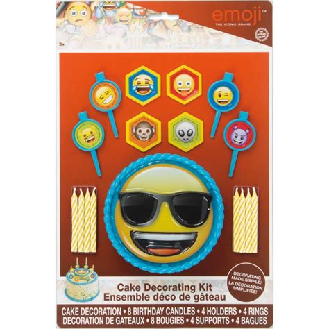 Emoji Cake Decorating Kit Party Supplies Who Wants 2 Party