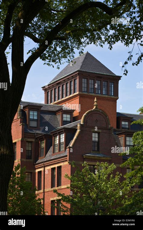 Weld Hall Dormitory At Harvard University Cambridge Massachusetts