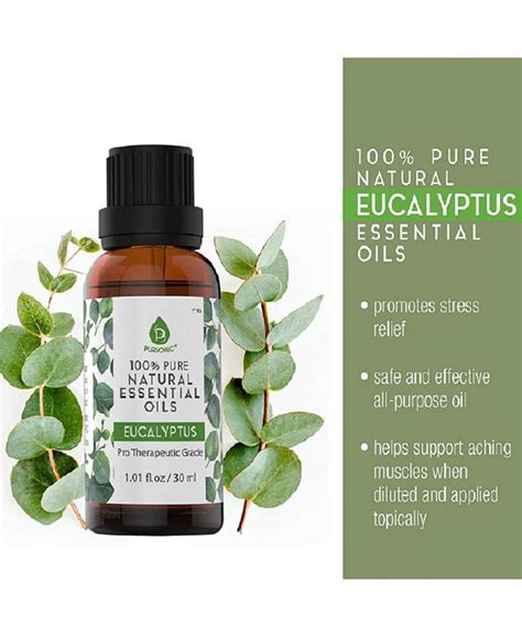 Pursonic 100 Pure And Natural Eucalyptus Essential Oils Macys