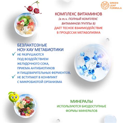 Детский магний В6 для мозга Green Leaf Formula лактобактерии ...