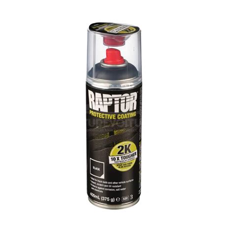 Peinture Raptor Liner 2k En Aérosol Noir Et Blanc Peinturevoiture Pro Fr