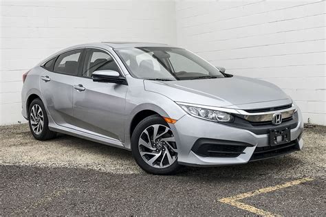 2016 Honda Civic Ex Gray