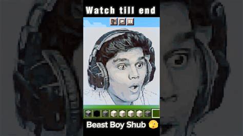 Beast Boy Shub 😊 Shorts Minecraft Youtube