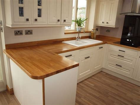 Prime Oak Worktops Make A Great Worktop As Well As A Neat Breakfast Bar