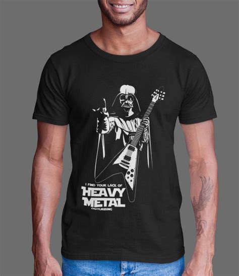 Camiseta Darth Vader Heavy Metal Anesthesia Wear