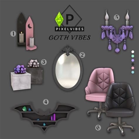 Pixel Vibes Sims 4 Game Sims 4 Cc Furniture Sims 4