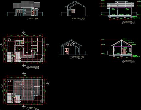 House Bedrooms Dwg Section For Autocad Designs Cad