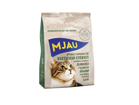 Mjau Kastrerad Utekatt 2 8 Kg Sveakatten