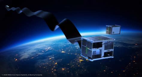 Two Millennium Space Systems Built Satellites Tests Deployable Tether