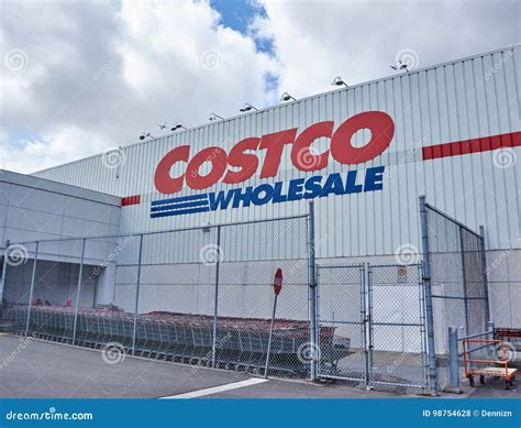 Costco Wholesale Store And Logo Editorial Stock Photo Image Of