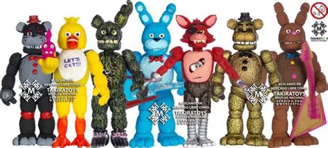 Five Nights At Freddys 7 Figuras Articuladas C Luz Led Meses sin interés