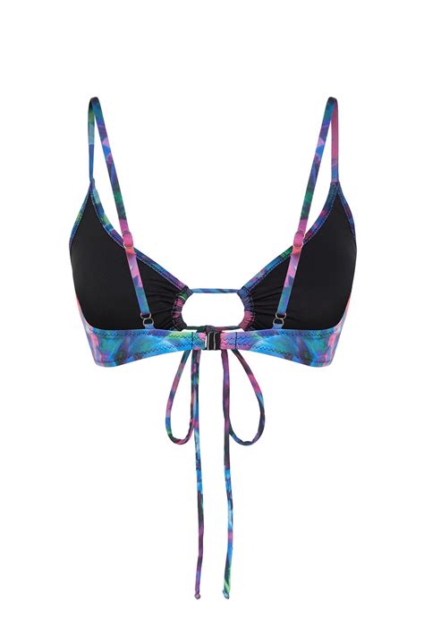 Trendyolmilla Çiçek Desenli Bralet Cut Out Pencereli Bikini Üstü TBESS BU Fiyatı