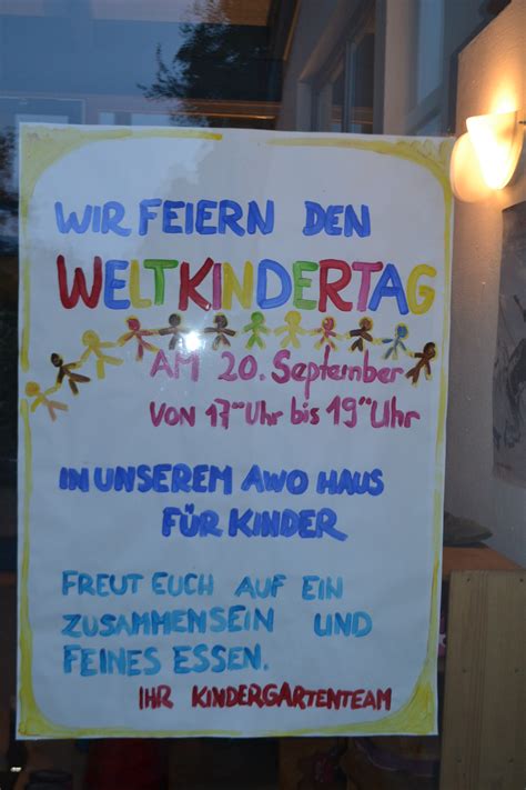 Weltkindertag AWO Haus für Kinder Oberbeuren