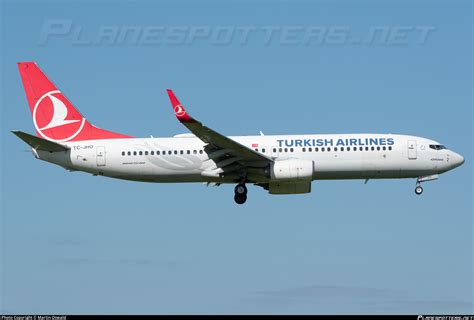 TC JHO Turkish Airlines Boeing 737 8F2 WL Photo By Martin Oswald ID