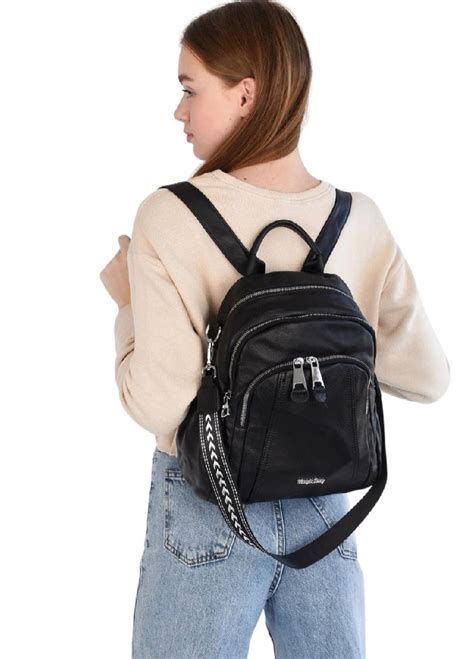 Рюкзак / Женский рюкзак /Кожаный женский рюкзак / MAGICBAG однотонный ...