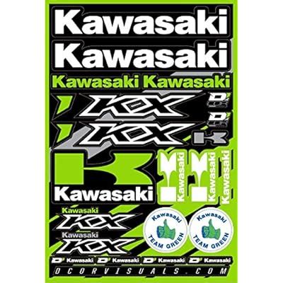 Buy D Cor Visuals Kawasaki Decal Sheet Pack Online At