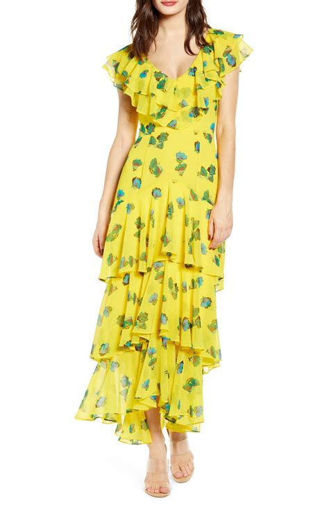 Wayf Chelsea Tiered Ruffle Maxi Dress Regular And Plus Nordstrom