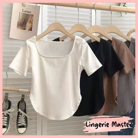 Jual Lingerie Master T Baju Atasan Kaos Spandek Korean