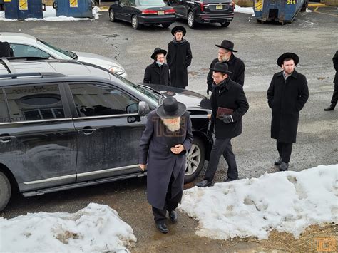 Photos At Levaya For Sefer Torah Destroyed In Lakewood Yeshiva Fire