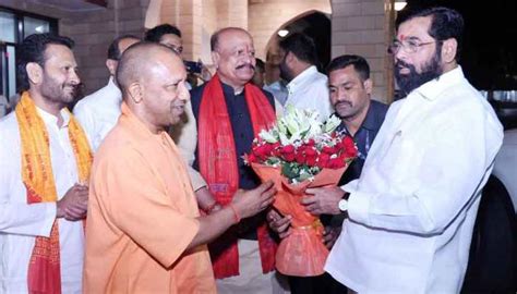 Maharashtra Cm Eknath Shinde Visits Ram Temple In Ayodhya Says Yogi