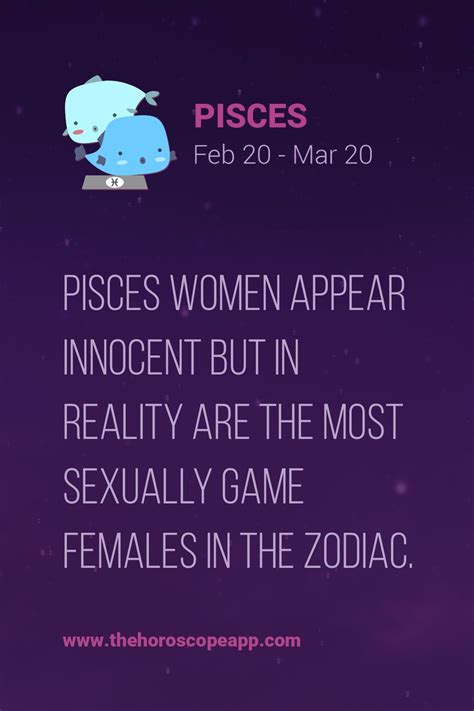 Pisces Women Appear Innocent But In Reality Are The Most Sexually Game Females In The Zodiac