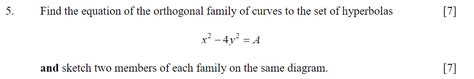 Solved Find the equation of the orthogonal family of curves | Chegg.com