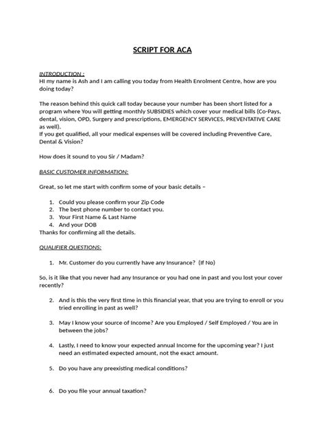 Script for Aca-2 | PDF