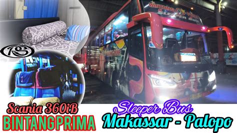 Bus Bintang Primabus Class Sleeper Kursi Dan Tempat Tidur Makassar