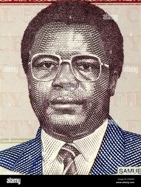 Samuel Doe (1951-1990) on 50 Dollars 2009 Banknote from Liberia. 21st ...